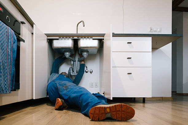 Professional Drain Cleaning technician working in Somerset, NJ